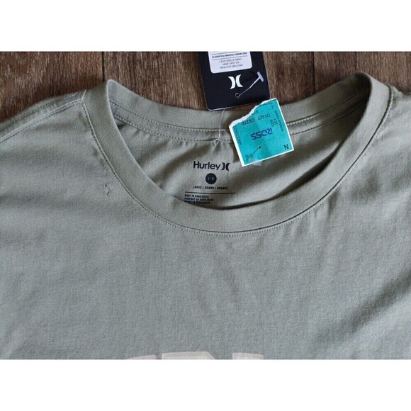 Hurley T-Shirt Men's Size Large Green Graphic - Picture 3 of 8